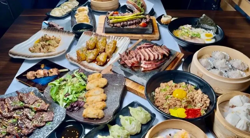 Signature dish at Brochette Dumpling & Grill
