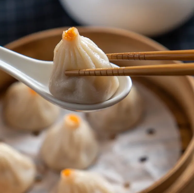 Signature dish at Dumpling Capital