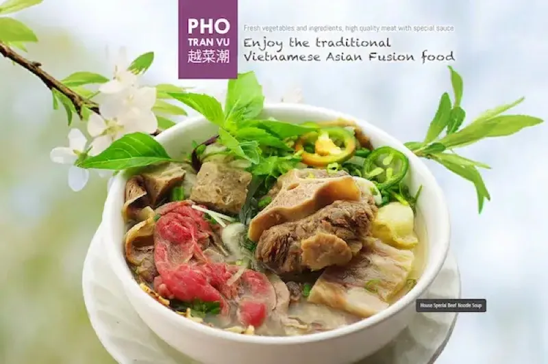 Signature dish at Pho Tran Vu